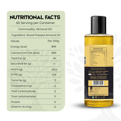 100% Pure and Natural Cold Pressed Almond Oil