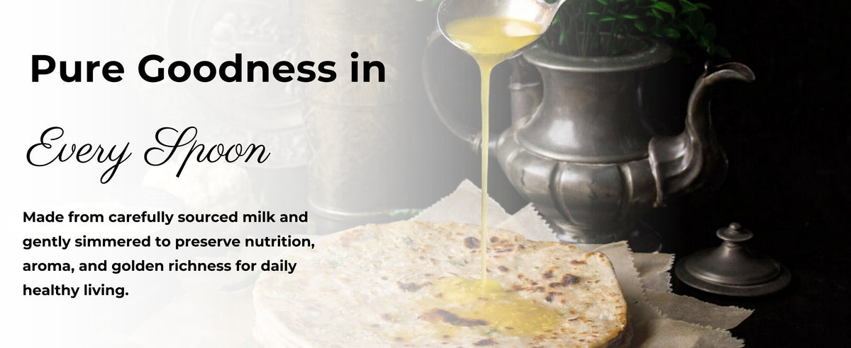 A2 Gir Cow Desi Ghee | Made with Vedic Bilona Method | Hand churned | Pure, Healthy and Natural | Grass Fed Cows | Glass Jar