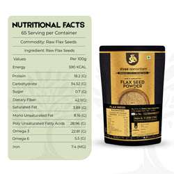 Organic Flax Seed Powder Pure and Natural
