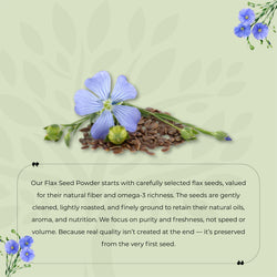 Organic Flax Seed Powder Pure and Natural