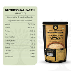 Organic Groundnut Powder For Chutney Pure and Natural