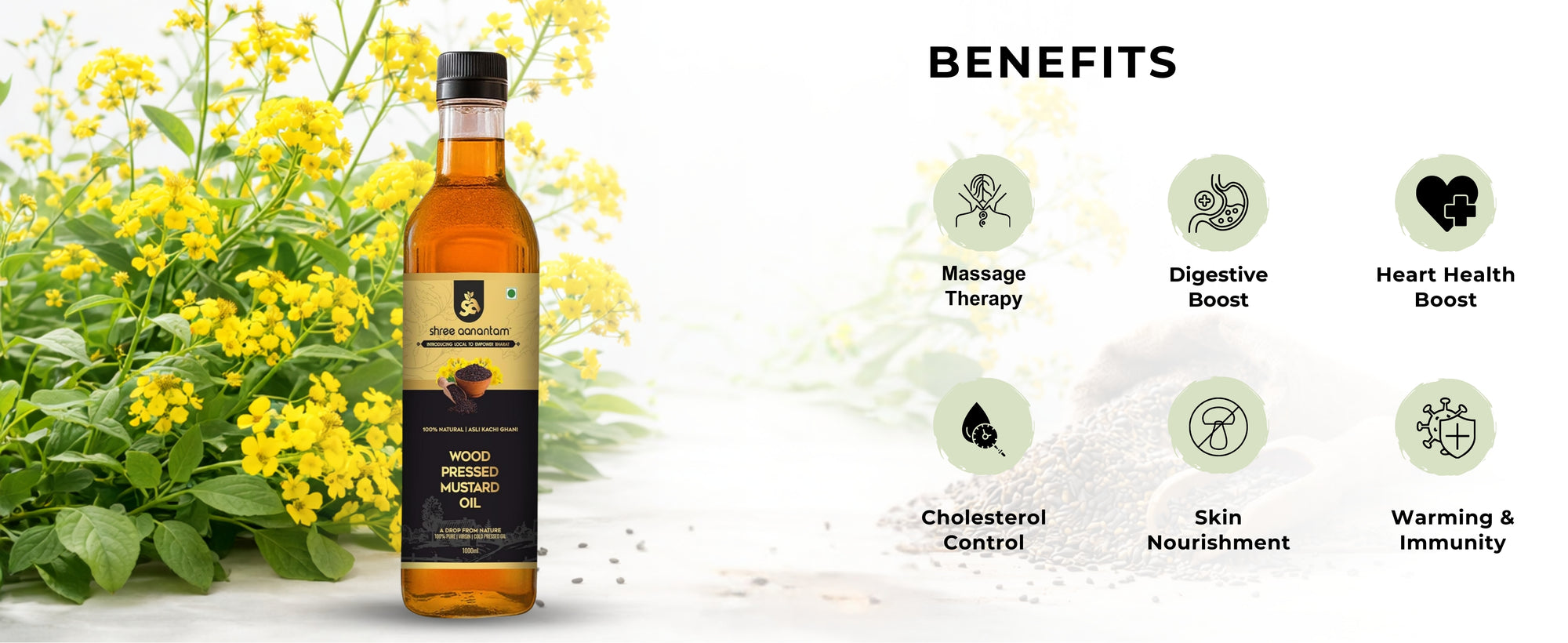 Cold Pressed Mustard Oil - Premium Image 4