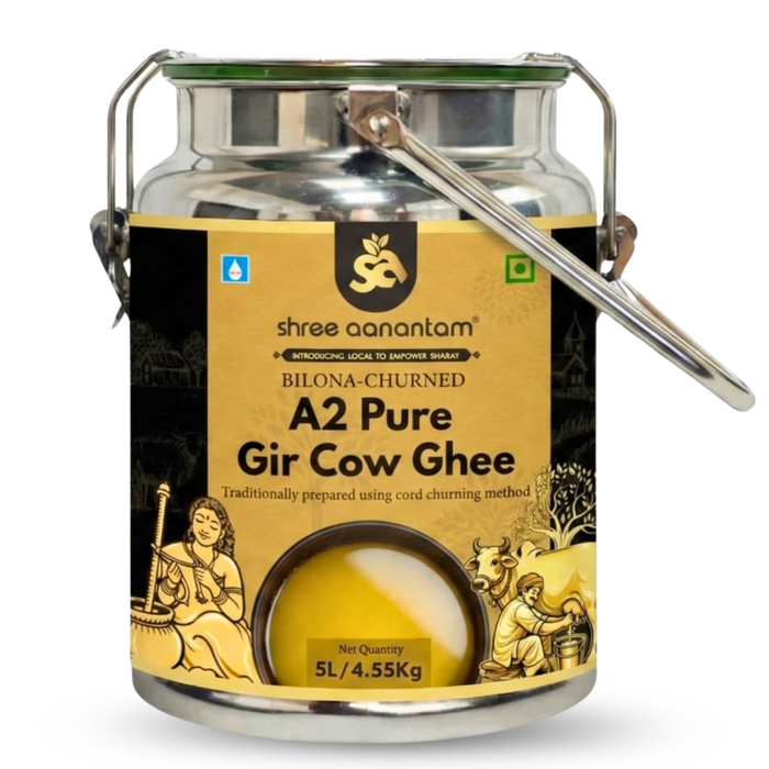 A2 Desi Gir Cow Ghee - 5L Dolchi