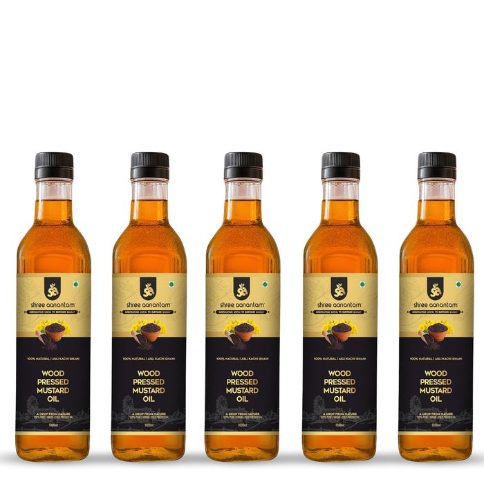 Cold Pressed Kachi Ghani Mustard Oil