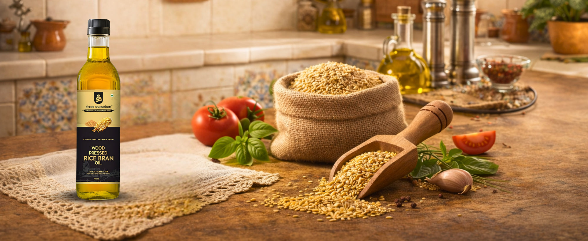 Cold Pressed Rice Bran Oil - Premium Image 8