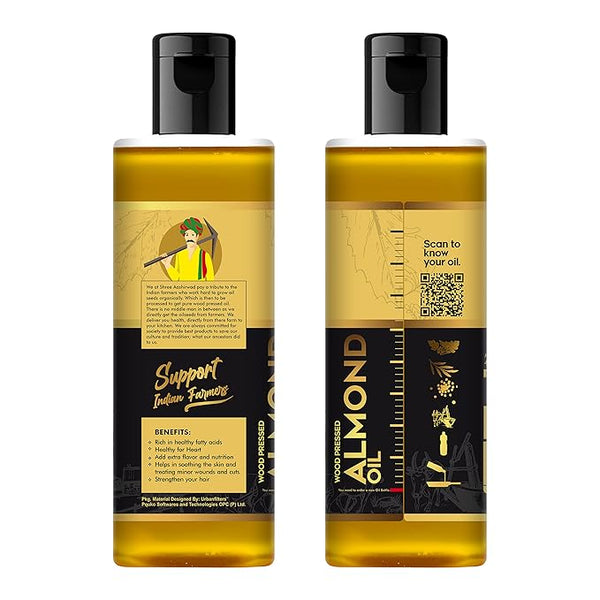 100% Pure and Natural Cold Pressed Almond Oil