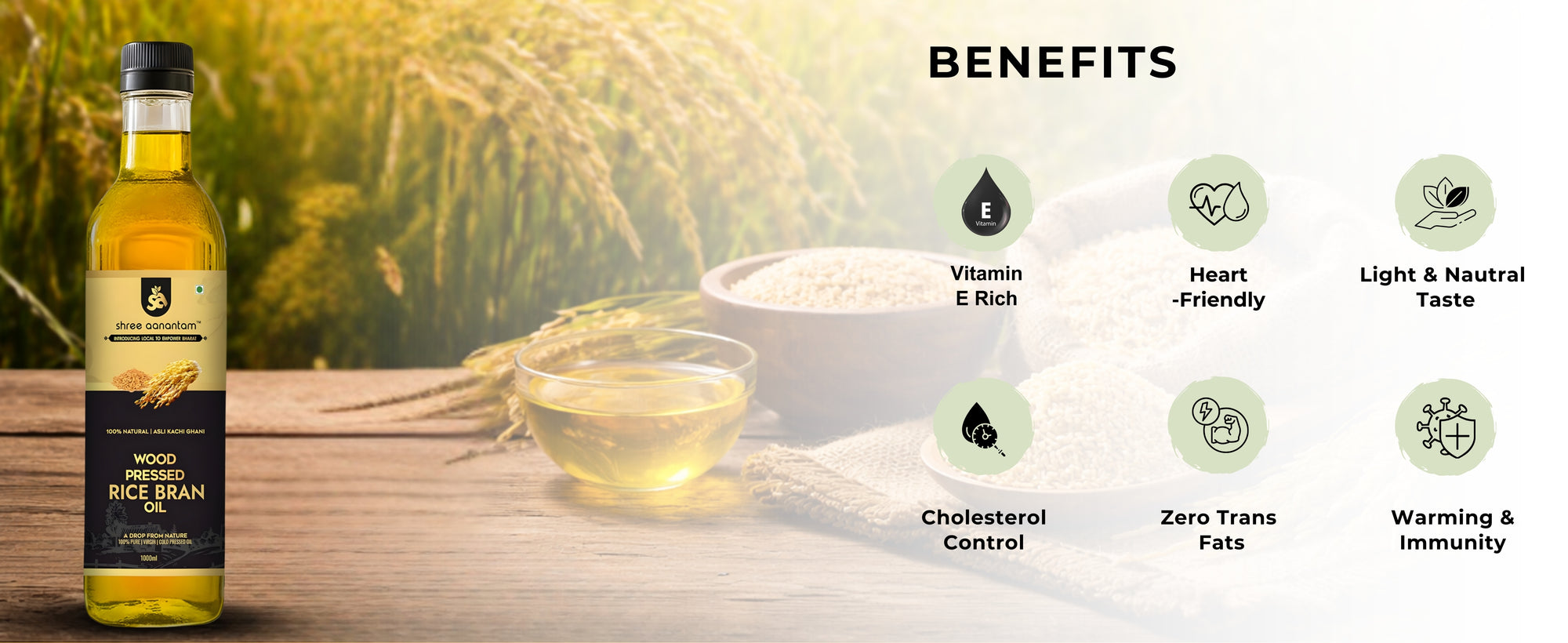 Cold Pressed Rice Bran Oil - Premium Image 4