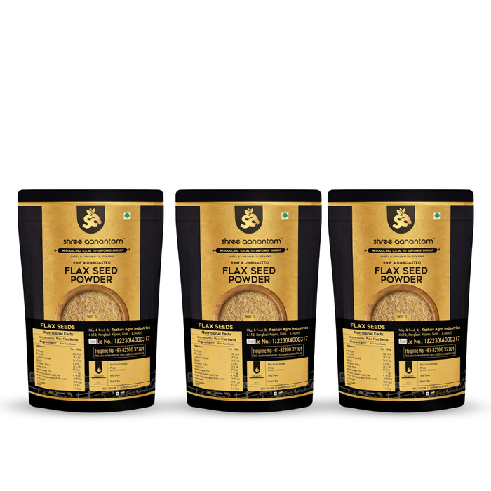 Organic Flax Seed Powder Pure and Natural