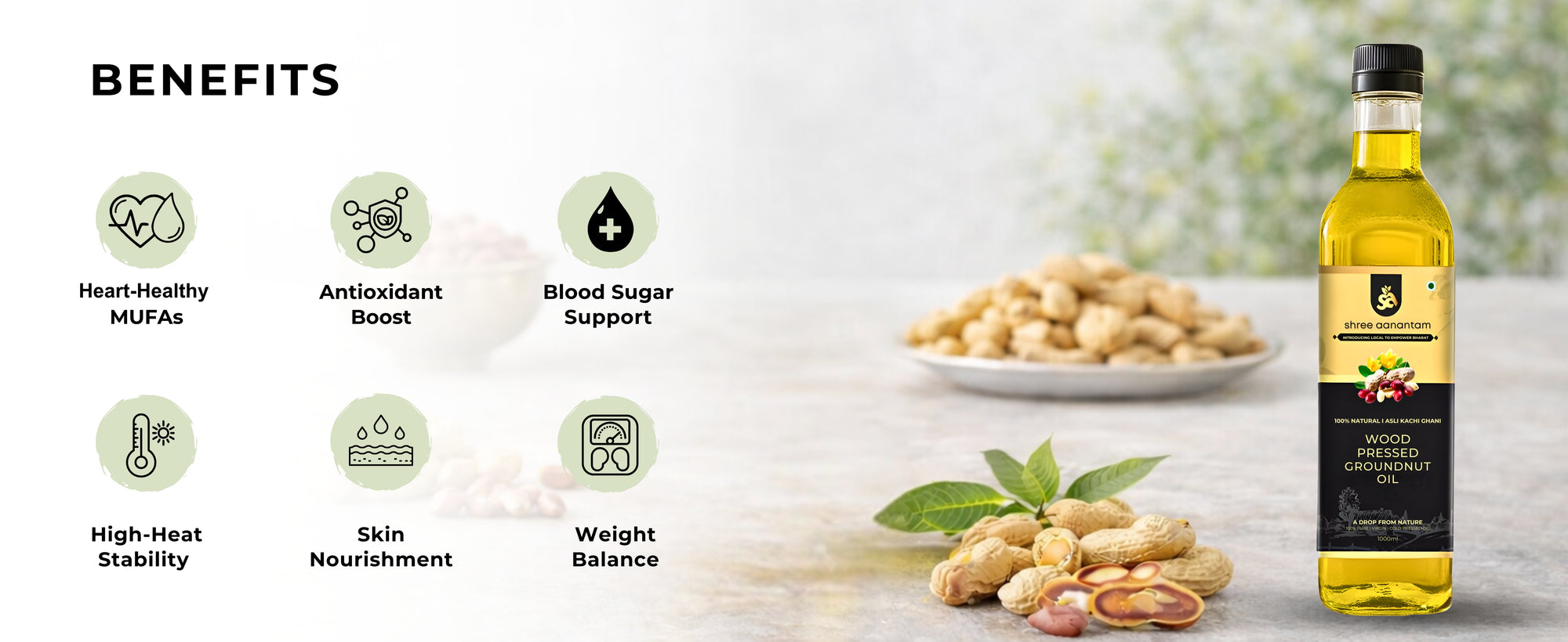 Cold Pressed Groundnut Oil - Premium Image 4