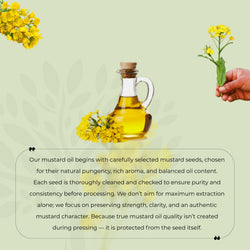 Cold Pressed Kachi Ghani Mustard Oil