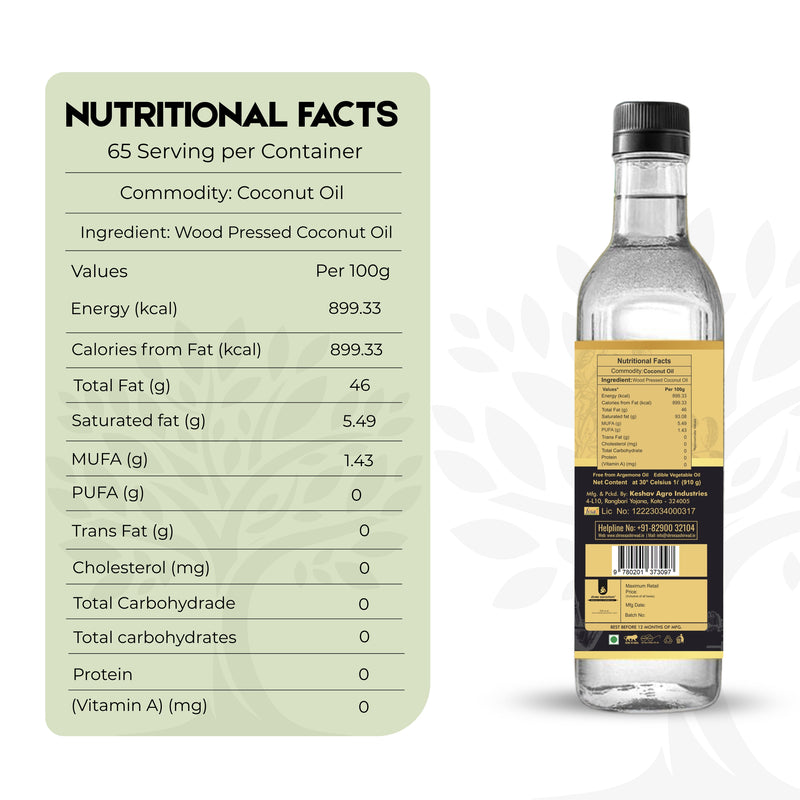Cold Pressed Coconut Oil Pure and Natural