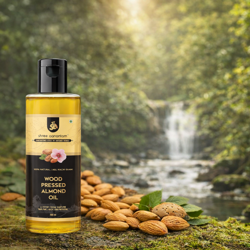 100% Pure and Natural Cold Pressed Almond Oil